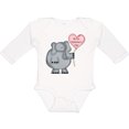 thumbnail image 3 of Inktastic My First Valentine's Day Boys or Girls Long Sleeve Baby Bodysuit, 3 of 5