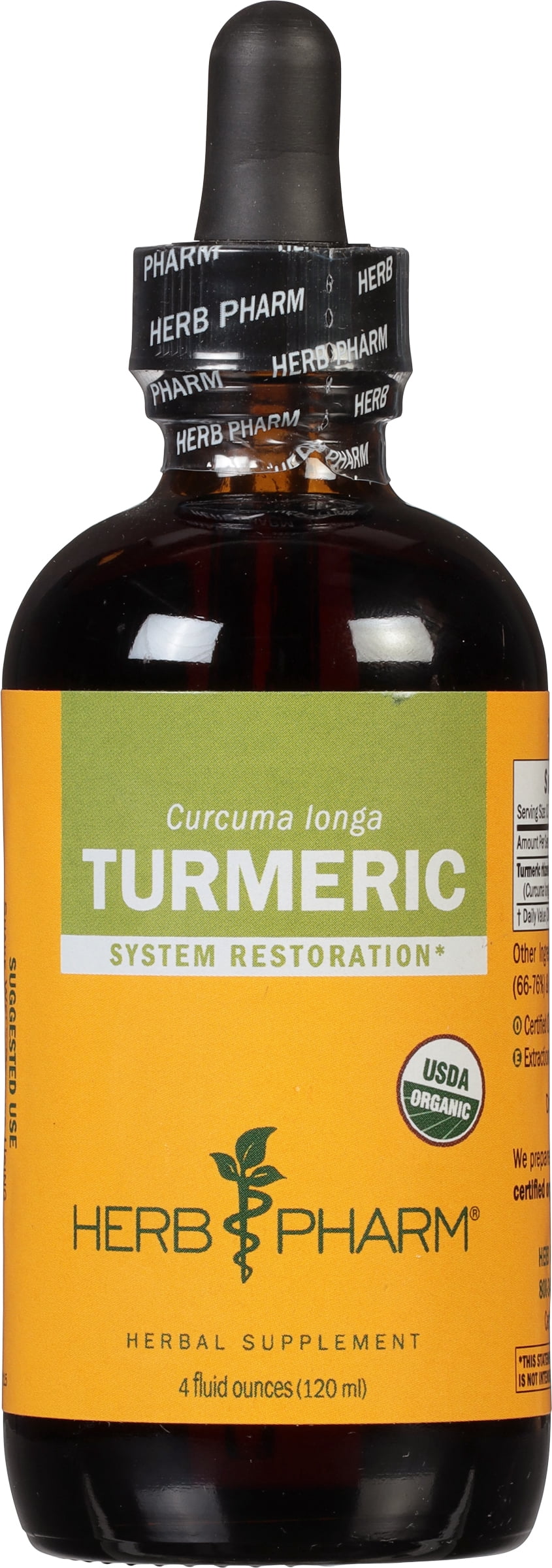HERB PHARM, TURMERIC,OG2 4 FZ