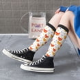 thumbnail image 5 of Sigee Cute Fox with Heart for Socks for Men Women Socks Stocking Compression Socks, 5 of 6