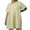 Beige, variant on Teissuly Women's Spring/Summer Casual Loose Short Sleeved Button Pocket Shirt Dress