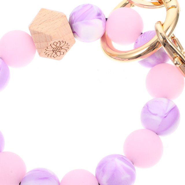 unbranded Llavero Decorativo Multicolor En PU Resistente Con Anillo Metálico Para Llaves Y Tarjetas