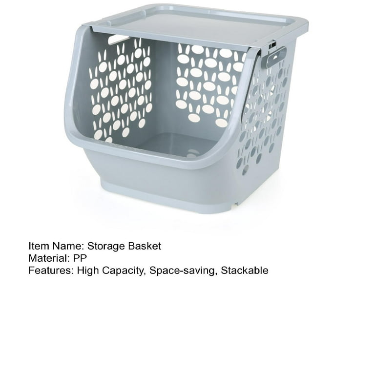 UDIYO Storage Baskets, Pantry Organizer Bins Pantry Storage Bin