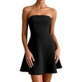 thumbnail image 5 of PRETTYGARDEN Women's Strapless Mini Summer Dress Spring A Line Tube Top Wedding Guest Cocktail Party Short Dresses, 5 of 10