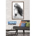 thumbnail image 2 of Grayscale Horse Wall Poster, 22.375" x 34", Framed, 2 of 3