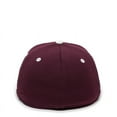 thumbnail image 2 of OC Sports TGS1930X Proflex Bamboo Charcoal Flat Visor Cap - Maroon White, 2 of 8