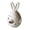 C, variant on 2Pcs Easter Bunny Statue Decorations, 6.1" Resin Rabbits Figurine for Garden Patio Yard, Spring Animal Ornament Outdoor Indoor Decor, Easter Gifts Home, A