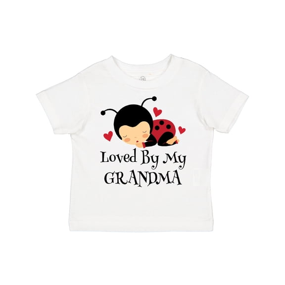 Inktastic Loved by Grandma Ladybug Boys or Girls Toddler T-Shirt