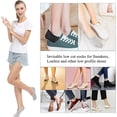 thumbnail image 6 of 6 Pairs Cotton No Show Sock Women’s invisible Non Slip Flat Boat Liner Socks,womens socks (Pack of 5-8), 6 of 6