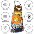 thumbnail image 4 of The Cuphead Show Adjustable Bib Apron, Waterdrop Resistant Aprons with 2 Pockets Cooking Kitchen Aprons for Women Men Chef, 4 of 7