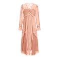 thumbnail image 6 of Kureaily Ladies Can Wear Long Casual Nightgown Home Wear With Net Lace And Breast Pads Sleepwear Pajama Dress, 6 of 6