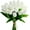 White, variant on 20pcs Artificial Tulips Flowers, Real Touch Fake Tulips, PU Tulips Flowers for Home Kitchen Wedding Party DIY Decorations