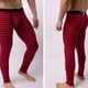 thumbnail image 3 of Pantalones Térmicos Ajustados de Algodón para Hombre Minnieouse Color Rayado Rojo, 3 of 6
