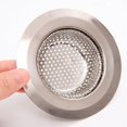 thumbnail image 5 of 1Pcs Stainless Steel Mesh Sink Hair Filter Bathroom Drain Hole Metal Channel Artificial Filter Bathtub Wash Basin Filter Debris, 5 of 7