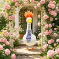 thumbnail image 4 of Pandiboks porch goose outfit 23in porch goose clothes Blue Yard Nylon,Spandex Outdoors Washable decoration Gifts for others, 4 of 6