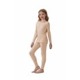 thumbnail image 3 of Arshiner Girls Thermal Underwear Set Kids Long Sleeve Base Layer Top Bottom and Leggings Sets, 3 of 5