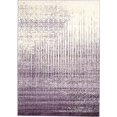 thumbnail image 2 of Unique Loom Del Mar Collection Contemporary Transitional Area Rug, 7' x 10', Purple/Ivory, 2 of 5