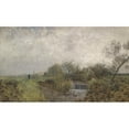 thumbnail image 2 of Adolf Ditscheiner 18x12 Gold Ornate Wood Frame and Double Matted Museum Art Print Titled - Moorelandity (1899), 2 of 4