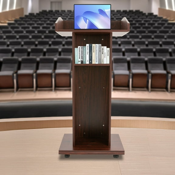 Portable Presentation Standing for Classroom, Movable Desk for Classroom Church Conference Presentation Stand