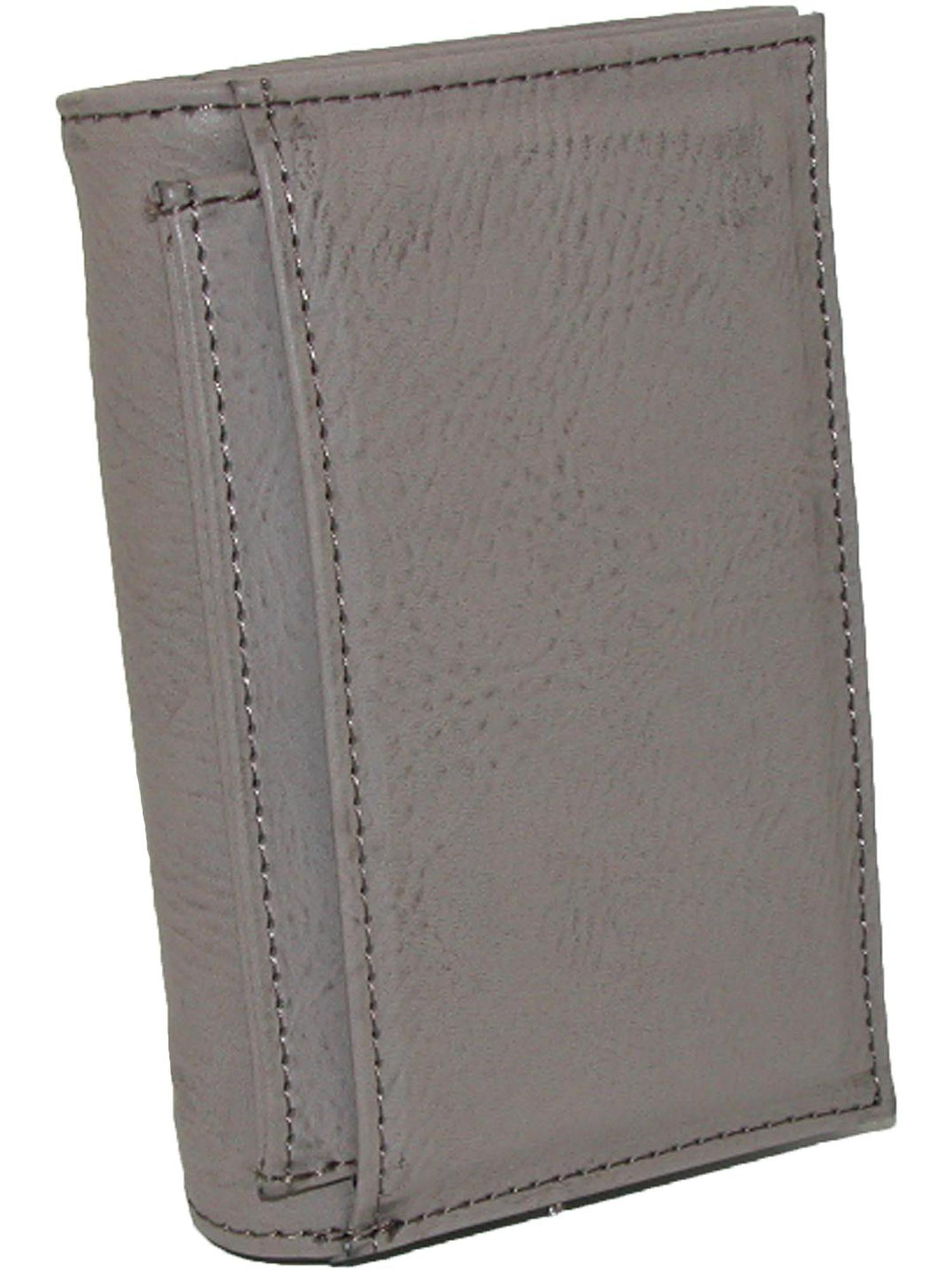Size one size Men's Leather RFID ID Trifold Travel Wallet