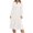 White(XL), variant on Aloohaidyvio Long Sleeve Dresses for Women Fall Soft Casual Crew Neck Relaxed Fit Flowy Maxi Dresses
