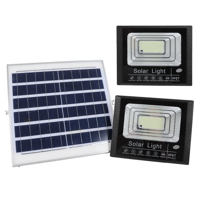 Lámpara de calle solar, luz de calle solar de 120 W, lámpara de iluminación solar para exteriores, lámpara de iluminación paisajística, características mejoradas