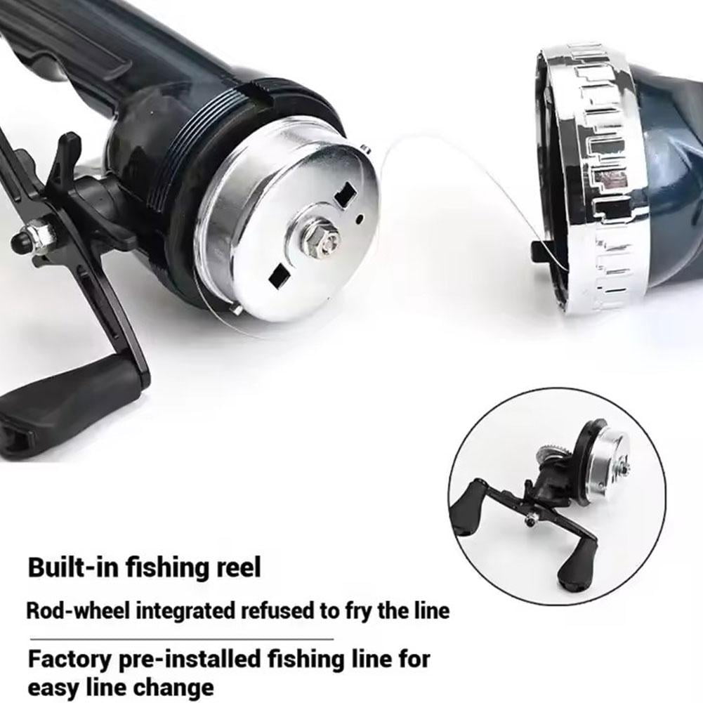 Folding Fishing Pole Telescopic Spinning Rod Outdoor Fishing Gifts for Men