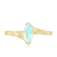 thumbnail image 3 of Rosec Jewels Real Ethiopian Opal Promise Ring for Women - October Birthstone Ring - AAA Quality - Ready to Gift with Jewelry Box, 18K Yellow Gold, US 10.50, 3 of 8