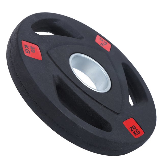 Pieza de levantamiento de pesas con barra Jadeshay mano de tres agujeros rebanada de barra color negro