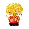 thumbnail image 3 of Colección de de dinero de año nuevo de estilo chino Estatua de adorno en maceta Decoración de bonsái artificial de fiesta año , rojo 23cmx29cm Baoblaze Bonsái de simulación, 3 of 8