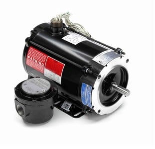 3/4 hp 1800 RPM 3-Phase 56C Frame TENV (rigid base) 230/460V Marathon Motor # Y603
