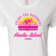 thumbnail image 4 of Inktastic Summer Enjoy the Sunshine Amelia Island Florida in Pink Women's T-Shirt, 4 of 5