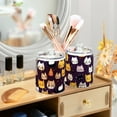 thumbnail image 6 of Cute Cats Bathroom Canisters Set of 4 Translucent Plastic Storage for Cotton Pads and Floss, 6 of 7