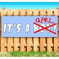 thumbnail image 1 of It'S A Girl! 13 oz Vinyl Banner With Metal Grommets, 1 of 4