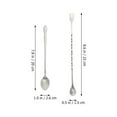 thumbnail image 3 of 2Pcs Cocktail Stirring Sticks Stainless Steel Stirring Spoons Long Handle Spoons Cocktail Swizzle Sticks, 3 of 7