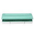 thumbnail image 2 of Paper Punch Puncher, Desktop Punch Puncher Accurate Strong Spacing Adjustable 6 Hole Green  for A4, 2 of 8
