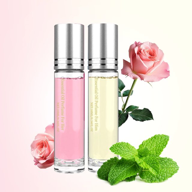 Perfume Fresco Natural Duradero Elegante (2 Unidades, 20 Ml) | Aroma para Parejas Gemelas | Duración de 24 Horas | Edición Limitada | Ritual para Parejas | Sorpresa de Cumpleaños y Aniversario