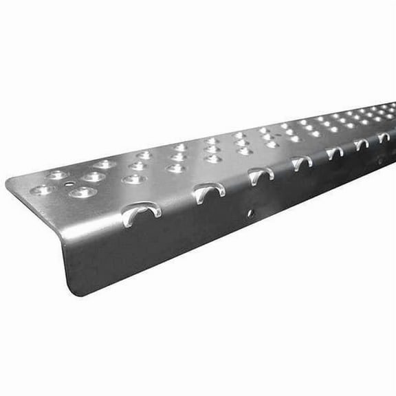 Handi Ramp Stair Nosing Aluminum Silver, 30 in W x 1/4 in Thick NSN122730SL0