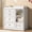 White-35.4" W, variant on ChVans Changing Table Dresser, Baby Classic Nursery Dresser with 5 Drawers and 2 Shelves, Wood Chest of Drawers Nursery Storage Kids Organizer