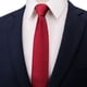 thumbnail image 1 of Corbata con cremallera, estrecha, brillante, Color puro, moda, negocios, Formal, corbata con cremallera, rojo vino para boda, rojo vino, 1 of 5