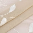 thumbnail image 4 of Yesfashion Sheer Curtains, 2 Panels Leaf Embroidery Sheer Curtains, Textured Solid Grommet Voile Curtains for Living Room Bedroom, 4 of 7