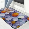 thumbnail image 4 of PHYHOO Front Door Mat Welcome Mat, Elegant Daisy Flower Non-Slip Absorbent Indoor Door Mats, Durable Rubber Backing Floor Doormat for Entryway, Patio, Porch, 19.68*47.24 in, 4 of 6