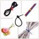 thumbnail image 5 of Uxcell 6 Pulgadas Bridas de Silicona, 20pcs Organizador de Bridas de Cierre Reutilizables para Hogar Oficina Cocina Bolsas de Comida Cables Clip Ajustable, Negro, 5 of 6