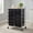 Black, variant on Demi Bonn 15-Drawer Utility Rolling Organizer Cart Multi-Use Storage with 4 Universal Casters, White