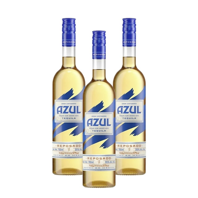 Pack De 3 Tequila Gran Centenario Azul Reposado 700Ml