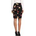thumbnail image 2 of Doublju Women's Mid Knee Length H Line Pencil Skirt 2 (Plus Size Available), 2 of 4