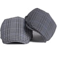 thumbnail image 4 of SikaFu Berets Men Women Plaid Adjustable Beret Cap Retro Artist Painter Beret Hat Caps for Men Male Female Ivy Newsboy Flat Cap, 4 of 6