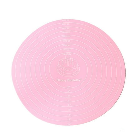 

12in Non-Stick Silicone Baking Cake Dough Fondant Rolling Kneading Mat