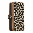 thumbnail image 2 of iPhone 12 Pro Max Zipper Full Grain Leather Wallet Case Purse with Phone Holster, 2 of 25
