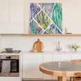 thumbnail image 6 of Contemporary Geometric Wall Art Painting on Canvas, Modern Marble Abstract Art Canvas Art Home Prints Wall Art Framed Modern Artwork for Living Room Bedroom Wall Decor 16x16in, 6 of 9