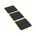 thumbnail image 4 of Panel Solar plegable, 3 teléfonos plegables, carga USB IP67, estación de energía portátil ligera y resistente al agua para viajar y acampar Amarillo, 4 of 8